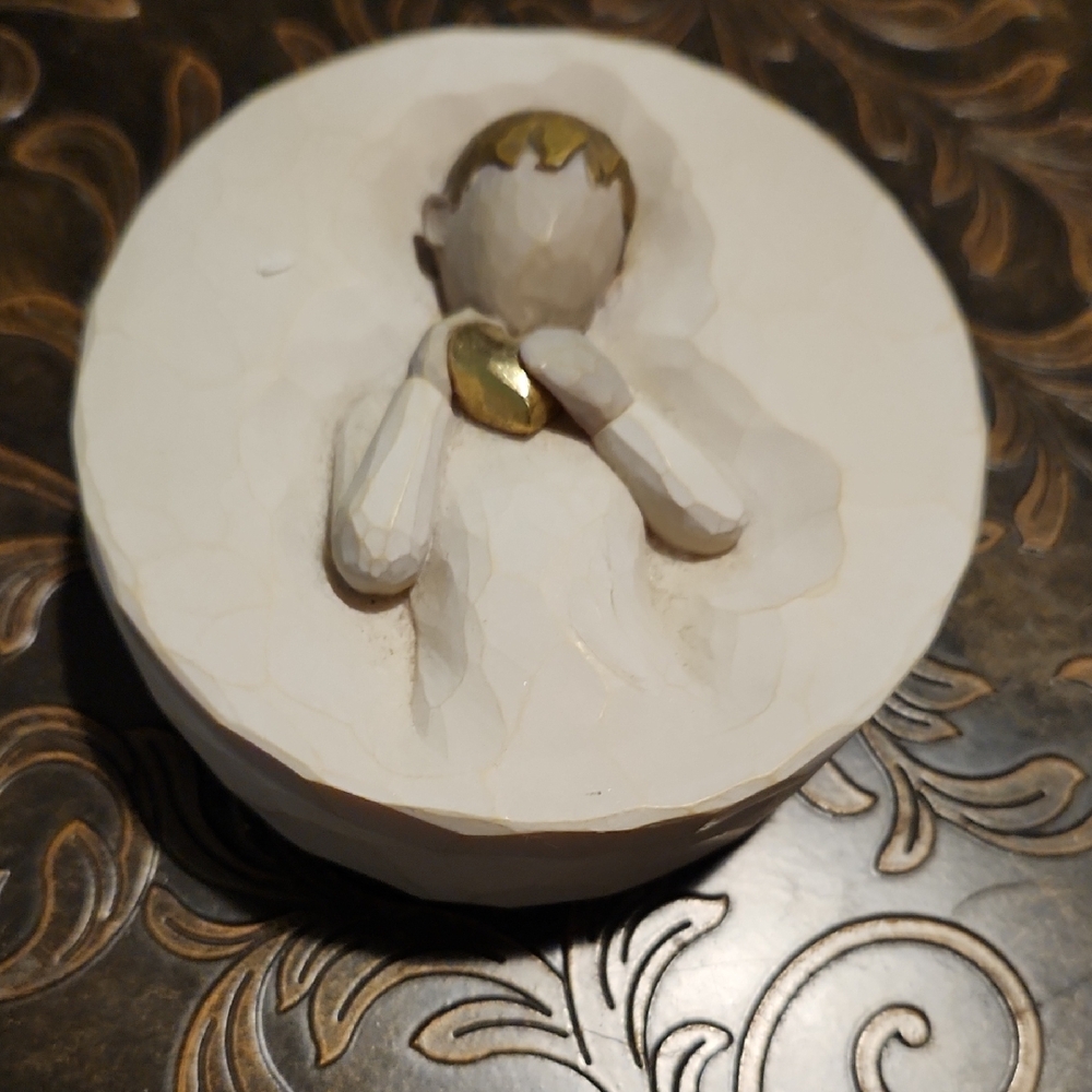 Willow Tree Heart of Gold Trinket Holder